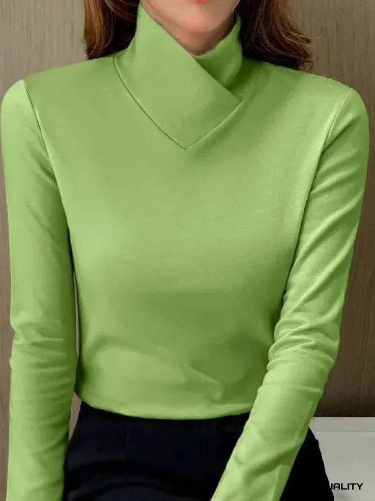 Tommaso | Eleganter Rollkragenpulli Pullover für Damen mit langen Ärmeln