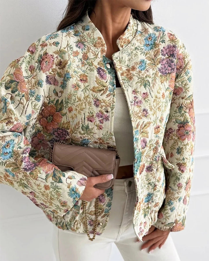 Damen Jacke mit Knöpfen, Langarm