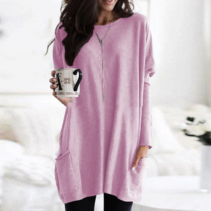 Paris | Lässiger, leichter Sweatshirt für Damen mit langen Ärmeln