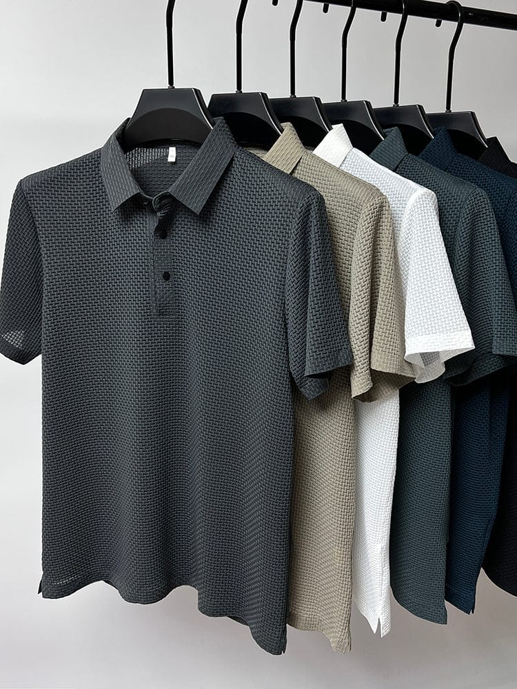 Prestigio Poloshirt für Herren mit kurzen Ärmeln und langen Ärmeln