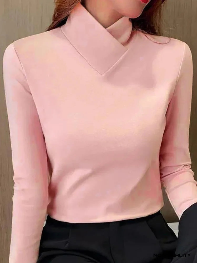 Tommaso | Eleganter Rollkragenpulli Pullover für Damen mit langen Ärmeln