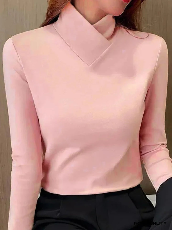 Tommaso | Eleganter Rollkragenpulli Pullover für Damen mit langen Ärmeln
