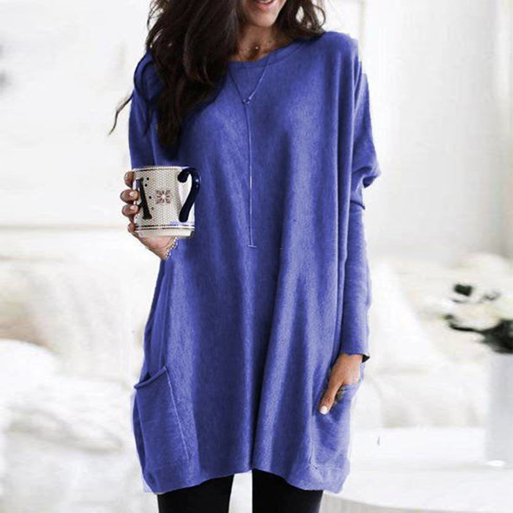 Paris | Lässiger, leichter Sweatshirt für Damen mit langen Ärmeln