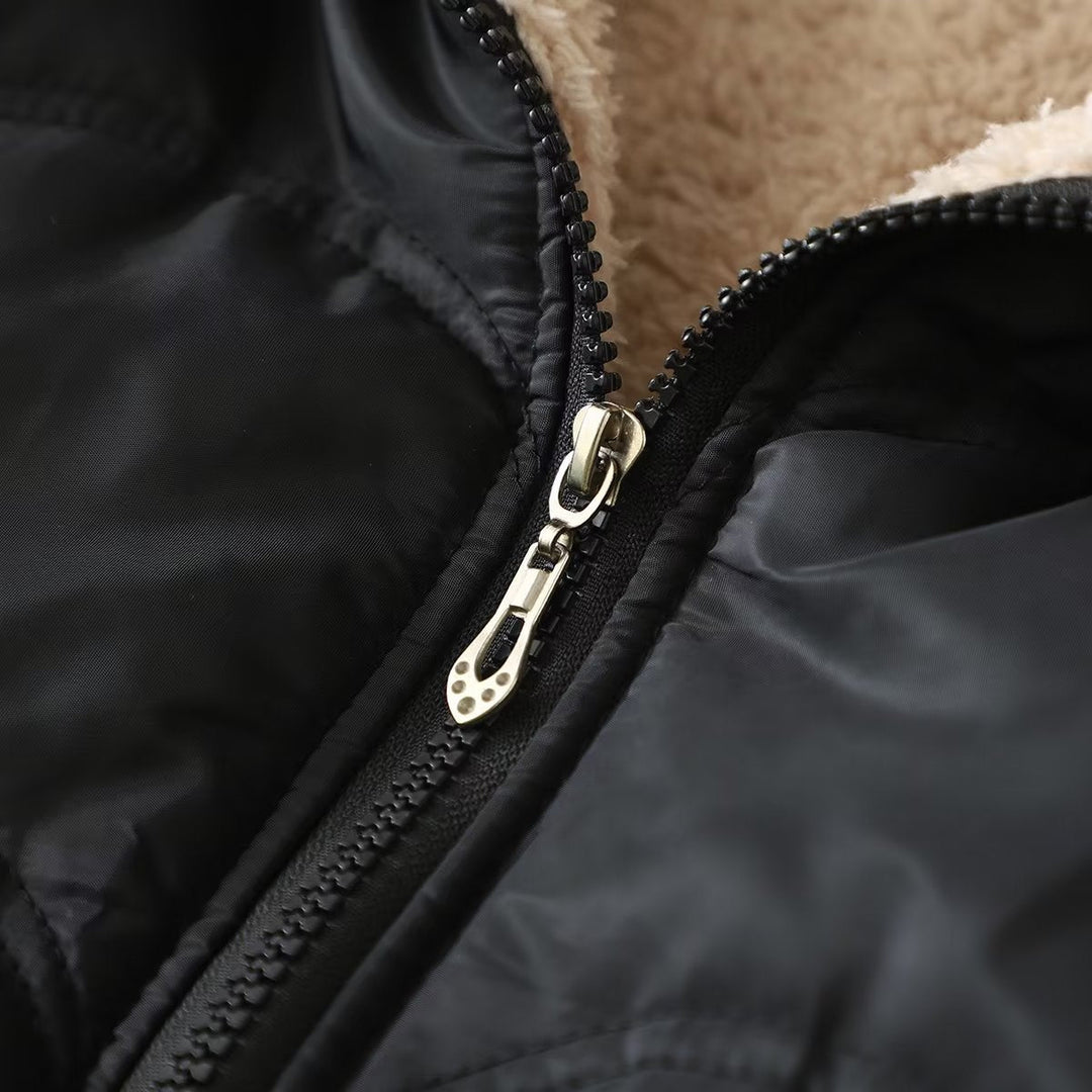 Damen Kapuzenjacke mit langen Ärmeln und Taschen