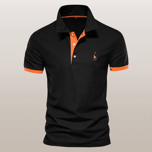 Pietro | Stilvolles Polo Poloshirt für Herren mit kurzen Ärmeln und langen Ärmeln