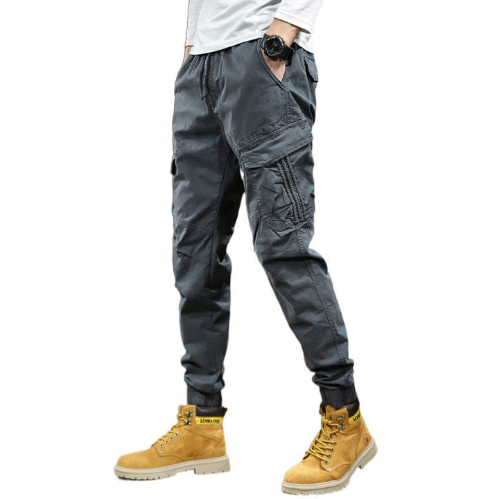 Herren Hosen mit Taschen und Kordelzug, Cargo