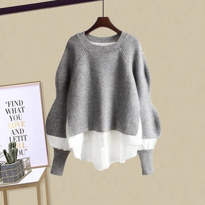 XENIA | Lockeres Sweatshirt und Rock für Damen