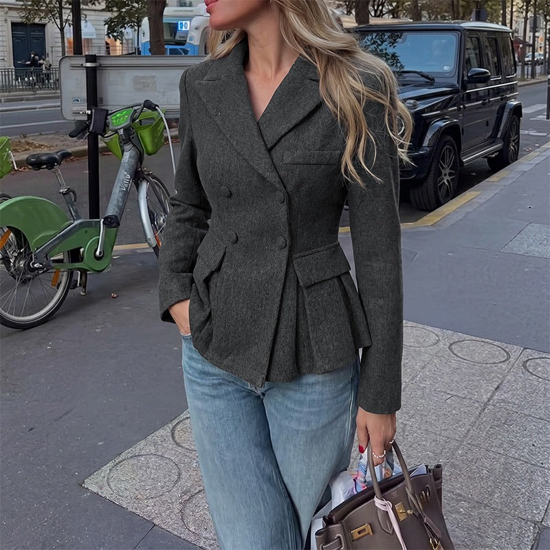Julia | Damen Blazer mit langen Ärmeln und Taschen