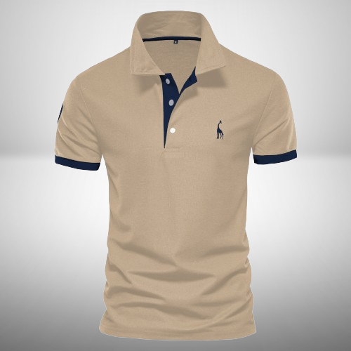 Pietro | Stilvolles Polo Poloshirt für Herren mit kurzen Ärmeln und langen Ärmeln