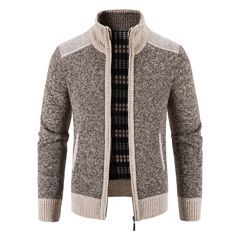 Herren Zip-Jacke Langarm mit Taschen