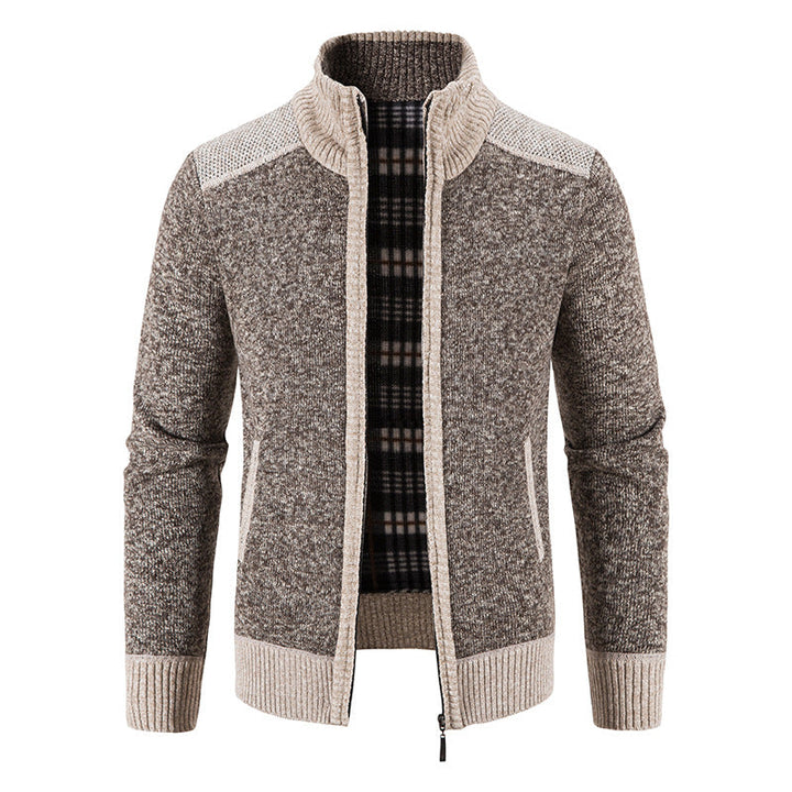 Herren Zip-Jacke Langarm mit Taschen
