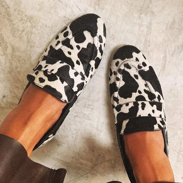 Elegante Tiere Print Loafers für Herren