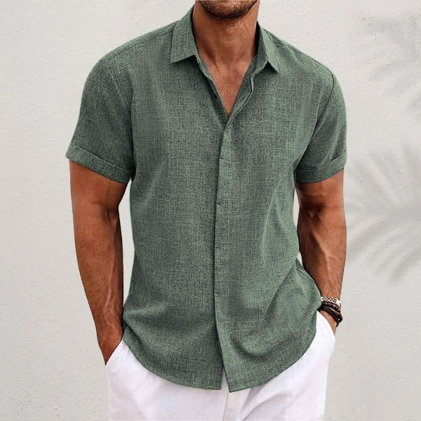 Giuseppe | Festes Hemd für Herren mit kurzen Ärmeln und langen Ärmeln