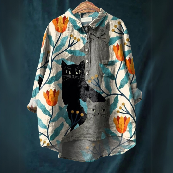 Lucy | Katzenkunst-Shirt
