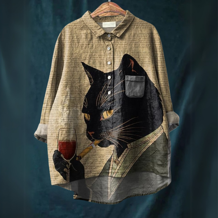 Lucy | Katzenkunst-Shirt
