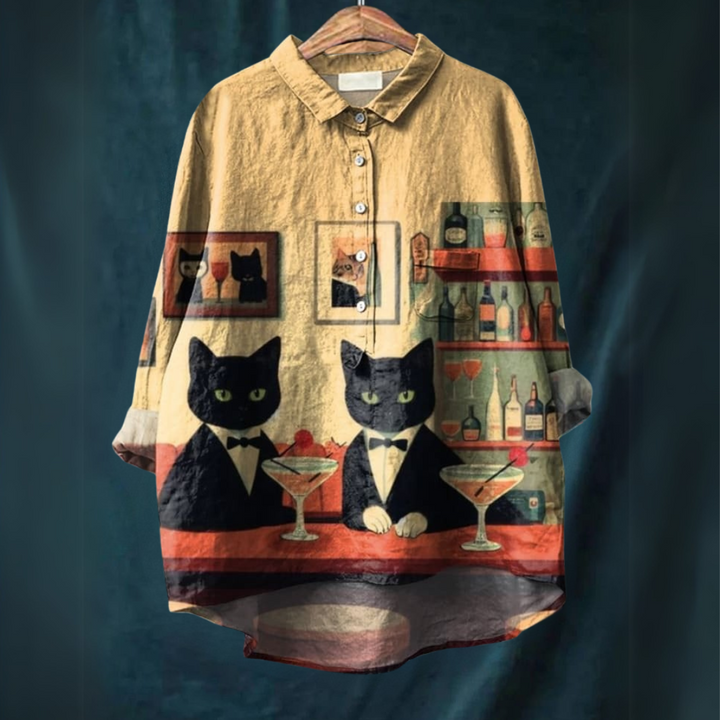 Lucy | Katzenkunst-Shirt