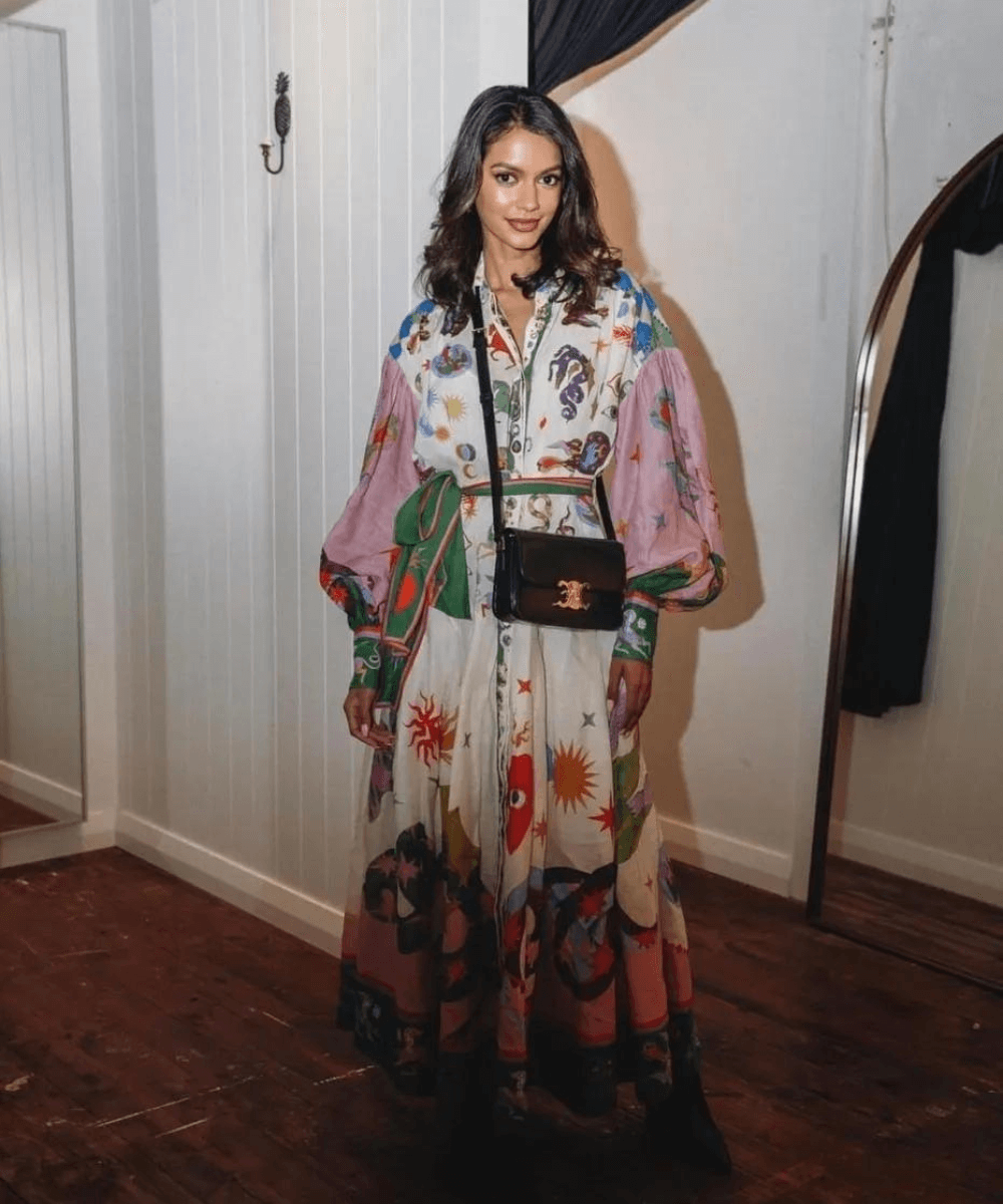 Dorthe | Elegantes Maxikleid aus Italien