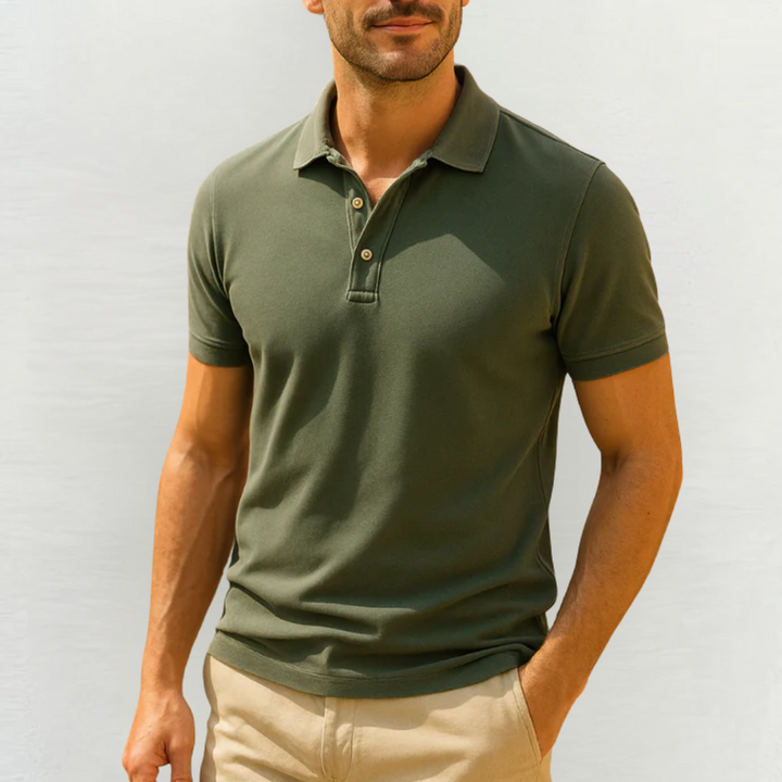 Dario | Sommer Polo Poloshirt für Herren mit kurzen Ärmeln