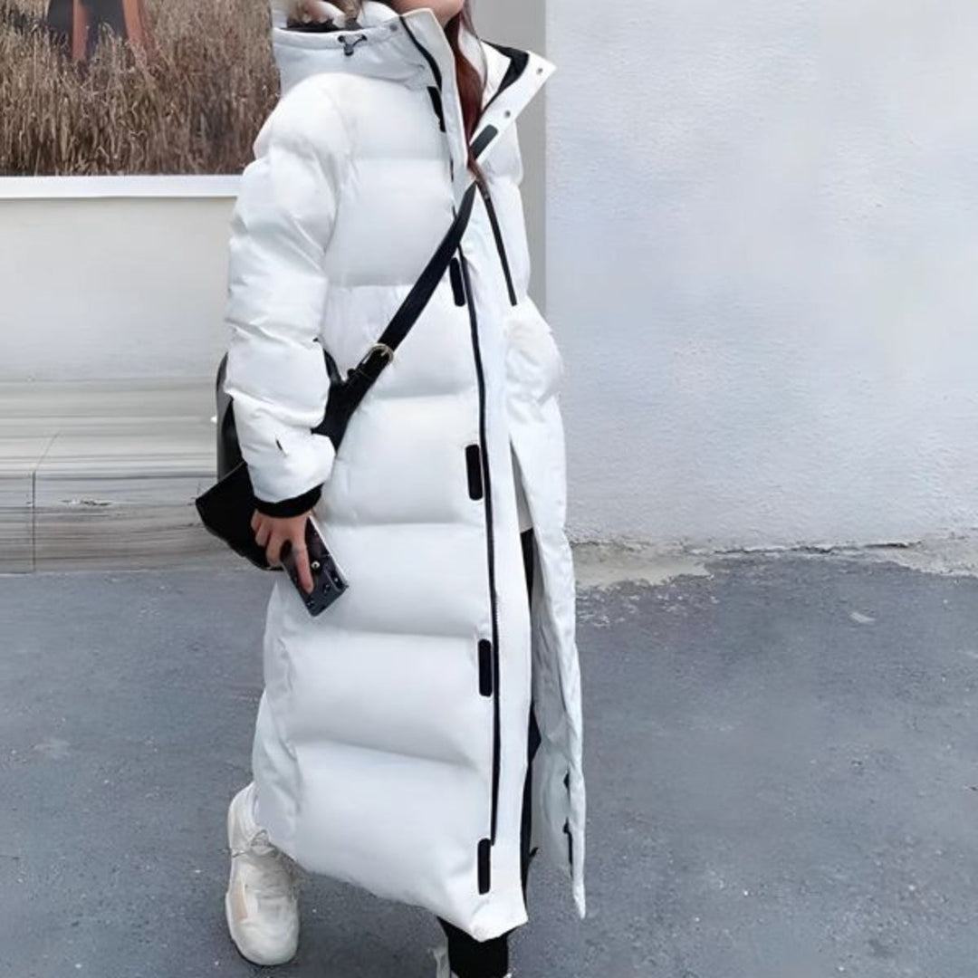 Olivia | Wasserdichte Jacke für Damen mit Rundhalsausschnitt und langen Ärmeln