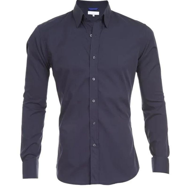 Gabriele | Knitterfreies Zip Up Hemd für Herren mit kurzen Ärmeln