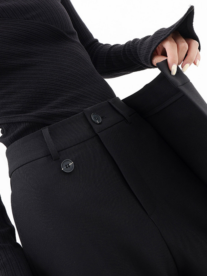 Sofia | Moderne Baggy Hose für Damen mit weiter Passform und hohem Bund