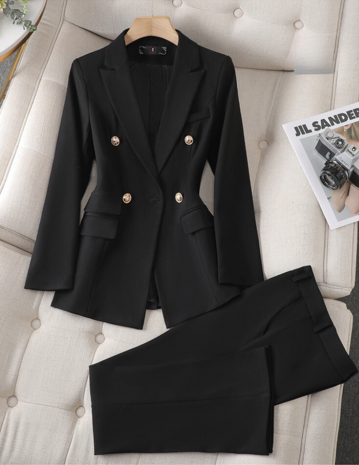 Leonie | Blazer Hosen Set für Damen mit hohem Bund