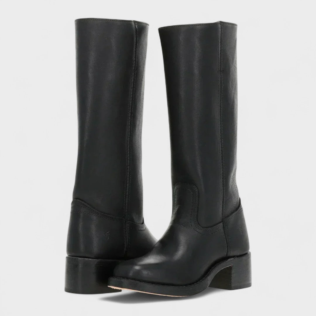 Aria | Klassische Cowboy-Stiefel für Damen mit flachem Absatz