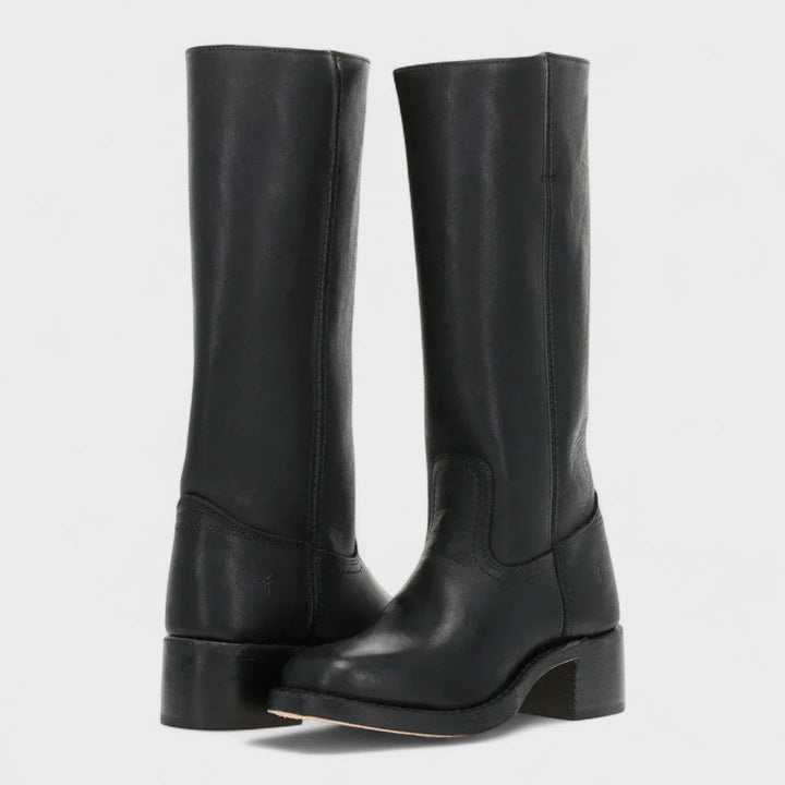 Aria | Klassische Cowboy-Stiefel für Damen mit flachem Absatz