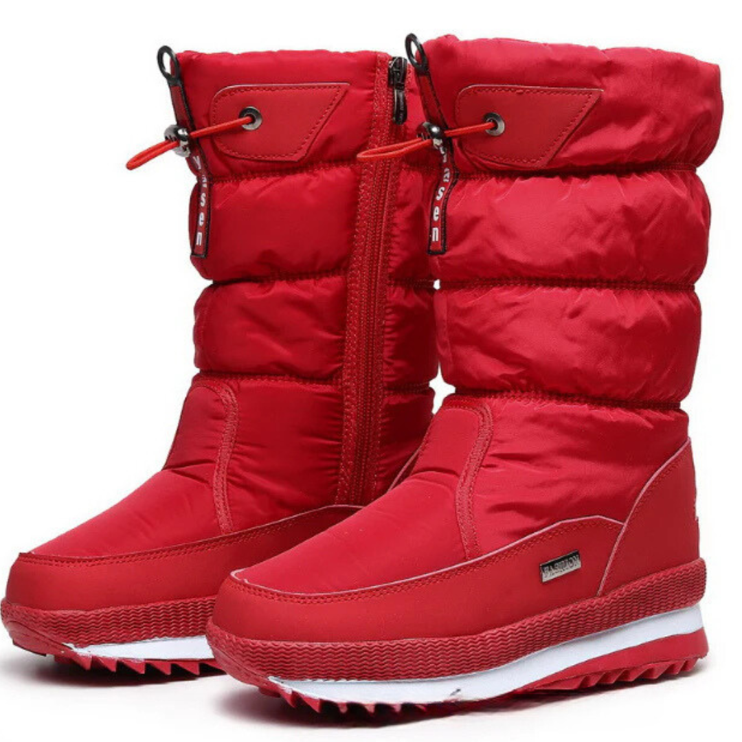 Lara | Rutschfeste und Wasserdichte Schneestiefel aus Kunstfell für Damen