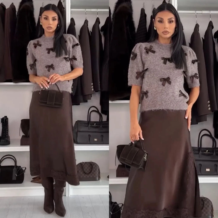 Emilia-Kollektion | Klassische Eleganz für Damen mit Rundhalsausschnitt