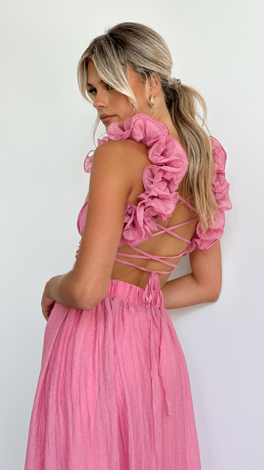 Grace | Elegantes Sommerkleid für Damen mit eckigem Ausschnitt und kurzen Ärmeln