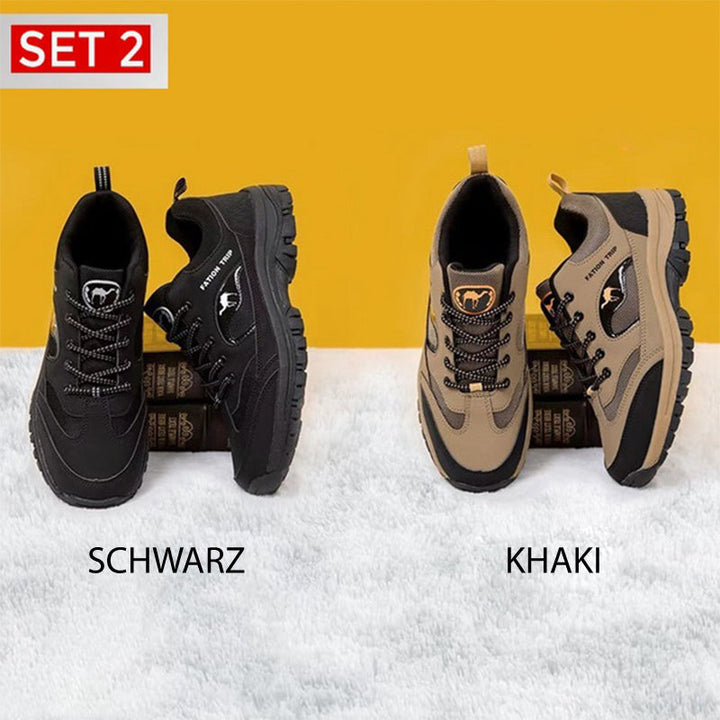 Cristiano | Orthopädischer Komfort Sneaker für Herren mit flachem Absatz