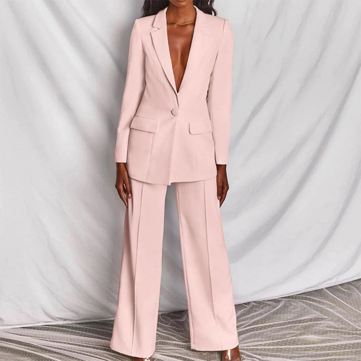 Lucia | Elegantes Set aus Blazer und Hose für Damen mit weiter Passform