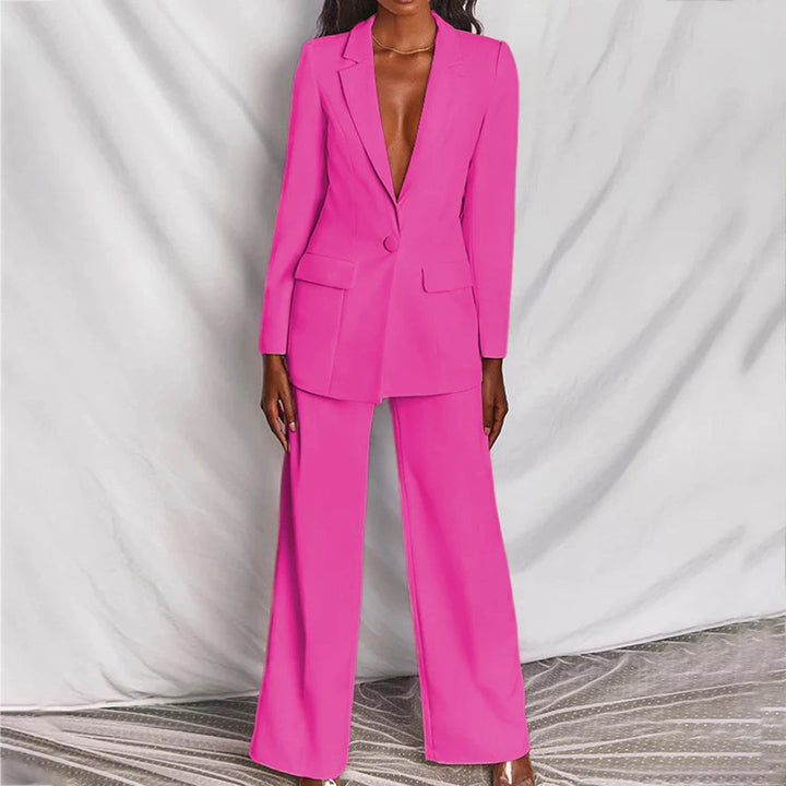 Lucia | Elegantes Set aus Blazer und Hose für Damen mit weiter Passform