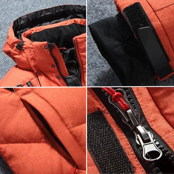 Wind- und wasserdichte Jacke mit langen Ärmeln