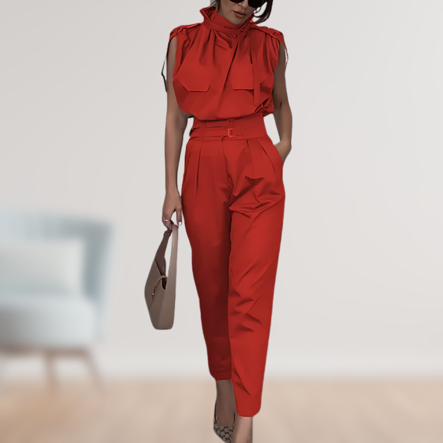 Doris | Elegantes 2-Teile-Set für Damen mit Rollkragen