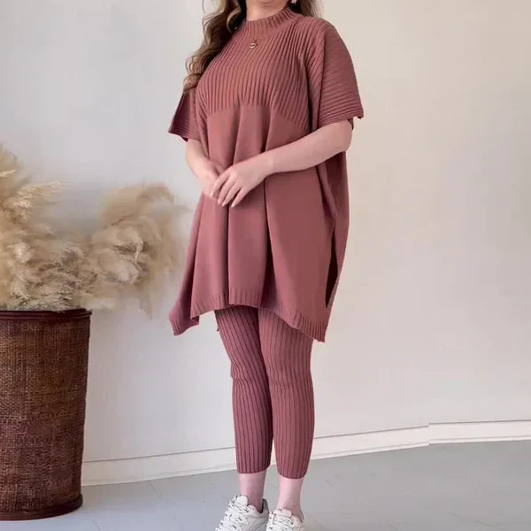 Tess | Zweiteiliges Stretch-Set (Hose + Oberteil) für Damen