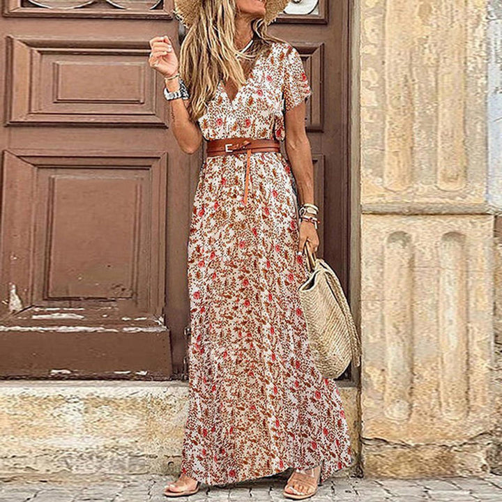 Luz | Elegantes und stilvolles Maxikleid im Boho-Stil für Damen