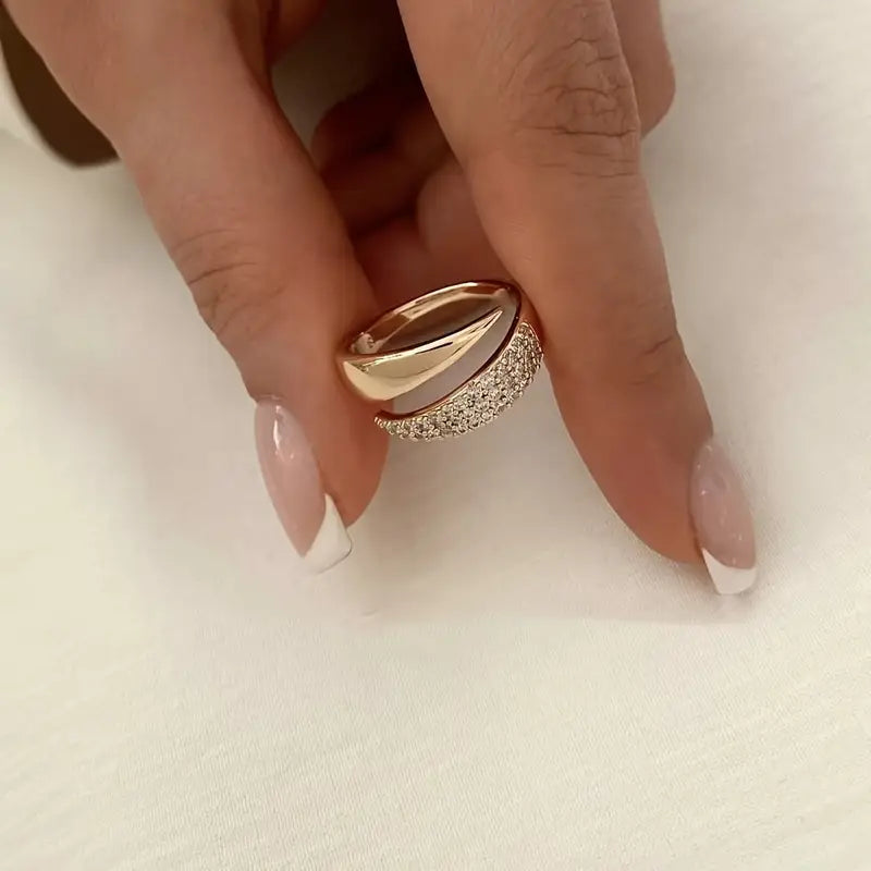 Eleganter Nova Goldring für Damen