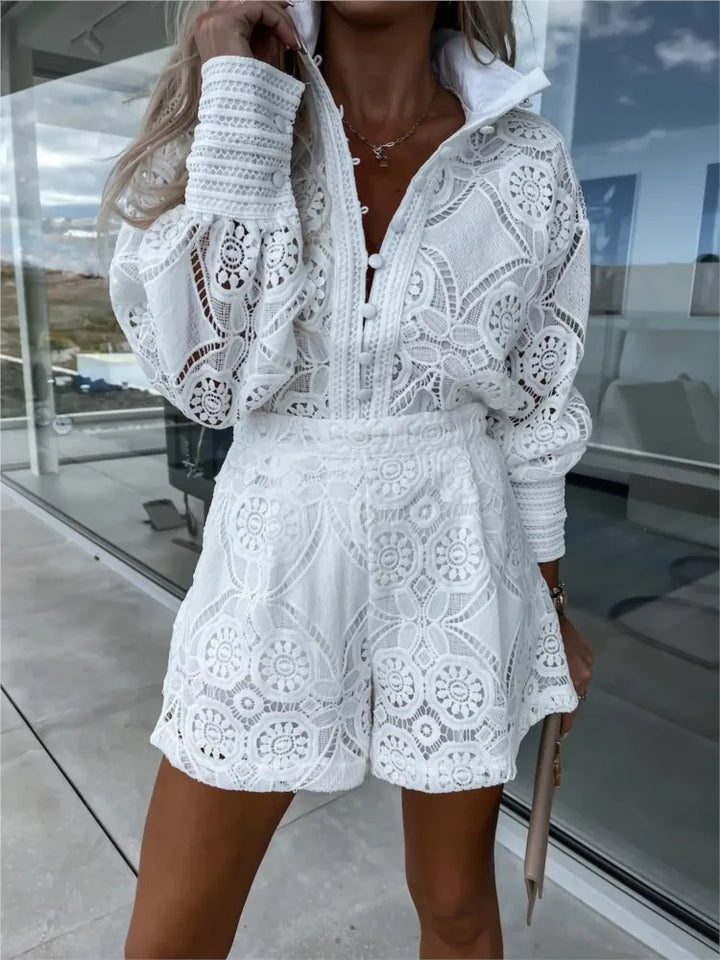Amelina | Elegantes Set für Damen mit langen Ärmeln