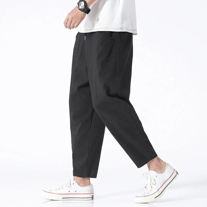 Kyoto | Cropped Hose für Herren mit schmaler Passform