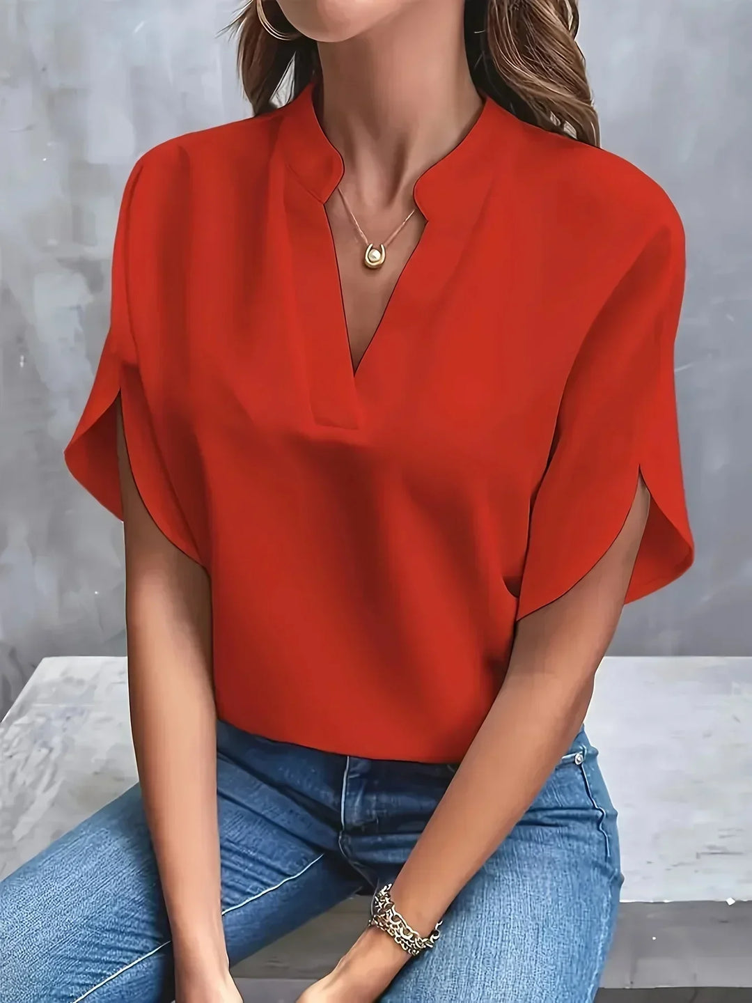 Thalia | Anspruchsvolle Bluse mit maßgeschneidertem Design