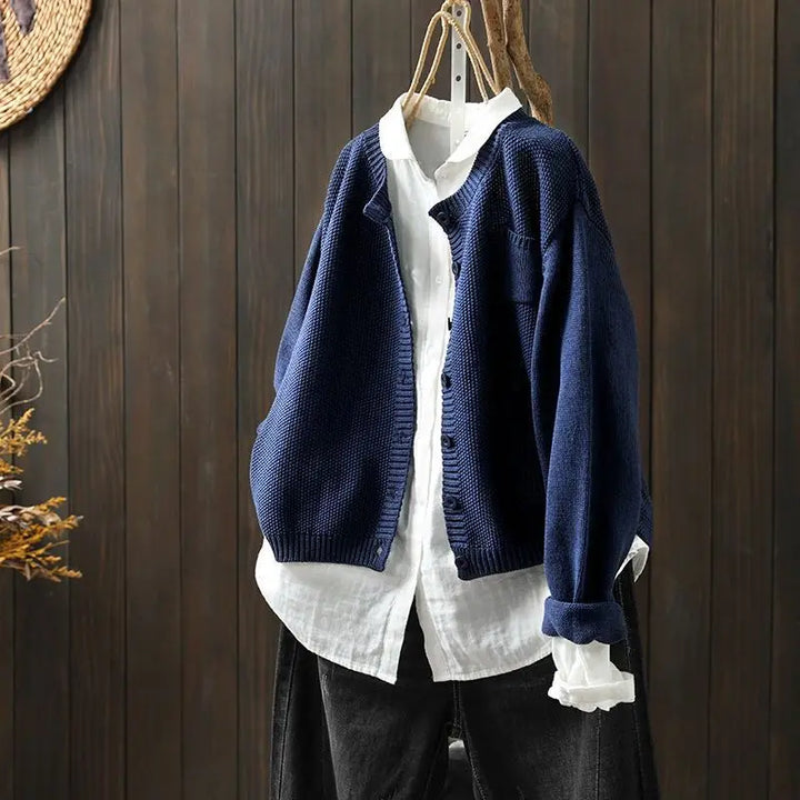 Die Marivelle | Cardigan für Damen mit V-Ausschnitt und langen Ärmeln