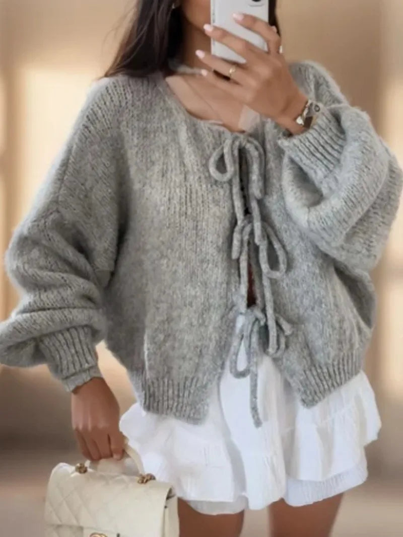 Nadia | Damen Cardigan mit langen Ärmeln
