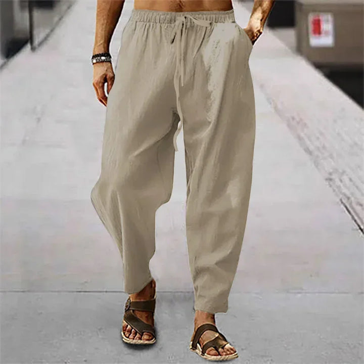 Omar | Zen Drop-Crotch-Hosen für Herren mit mittlerem Bund