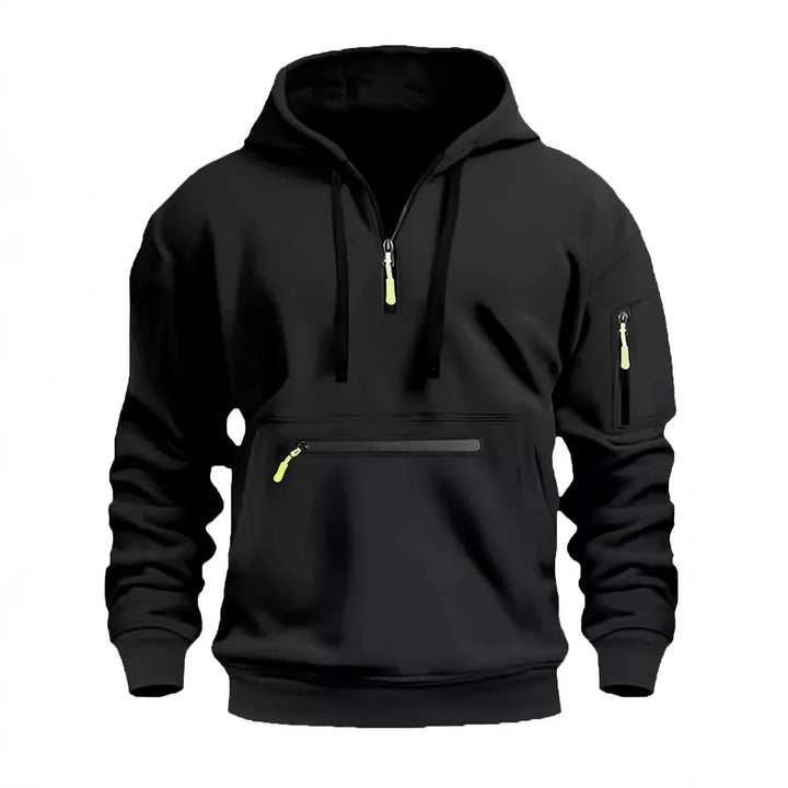 AlpenNord | Kapuzen-Zip-Up Sweatshirt für Herren mit langen Ärmeln