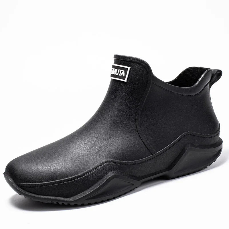 Herren-Regenstiefel mit rutschfester Sohle