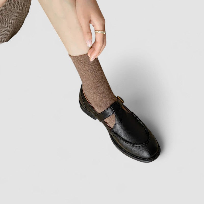 Zhelynne | Orthopädische Mary Jane Schuhe für Damen mit quadrater Zehenform
