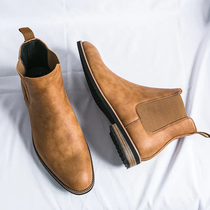 Kayden | Prämie Chelsea-Stiefel für Herren mit flachem Absatz