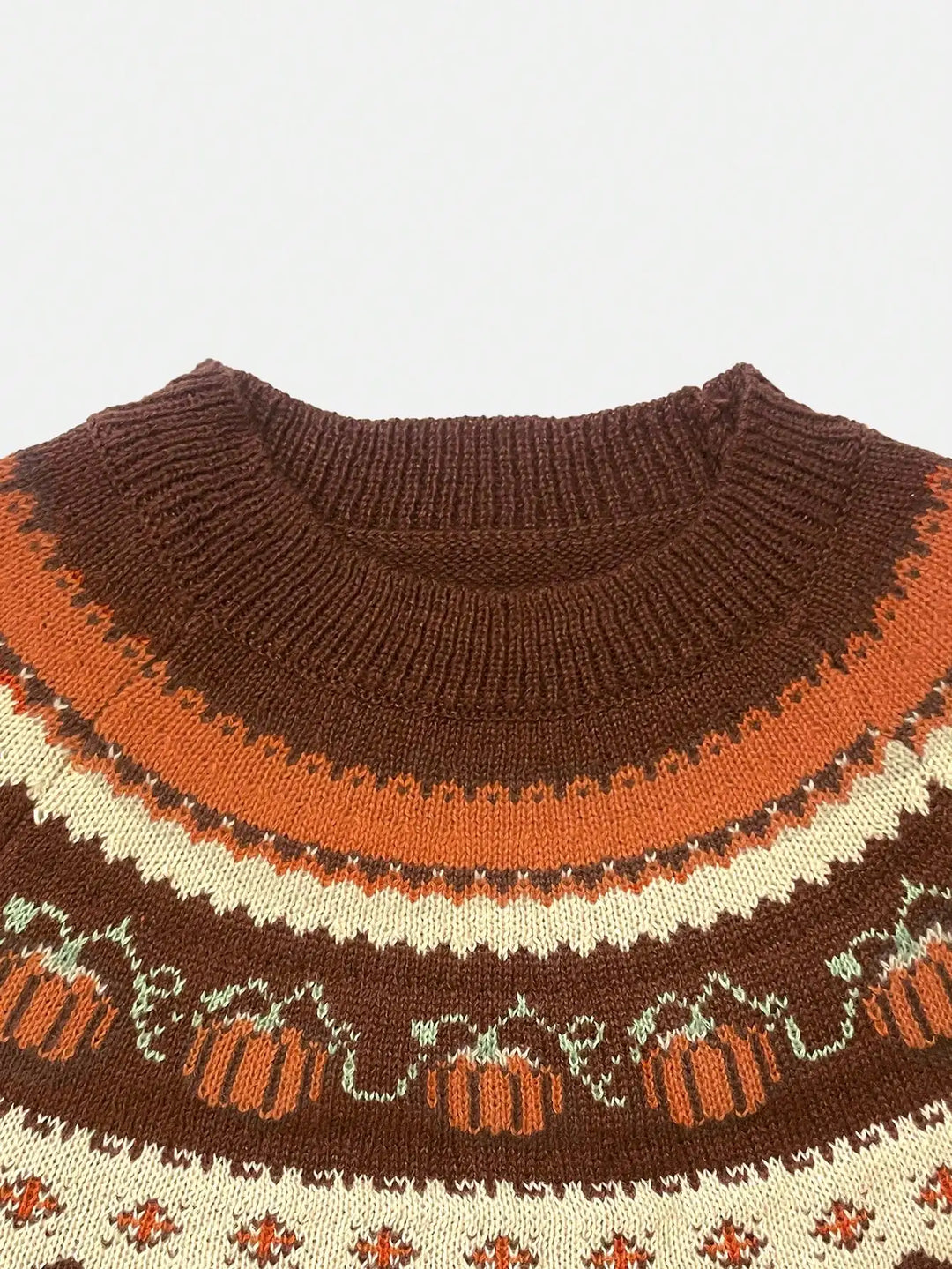 Marion | Vintage Isländischer Pullover für Damen mit Rundhalsausschnitt
